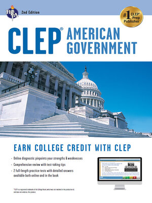 cover image of CLEP American Government w/ Online Practice Exams